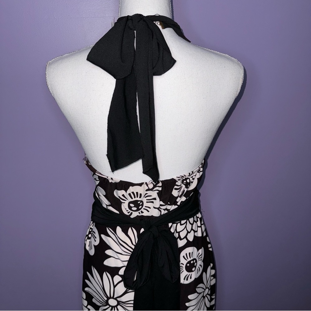 NWT Derek Heart Vintage Brown Floral Dress - Picture 7 of 10